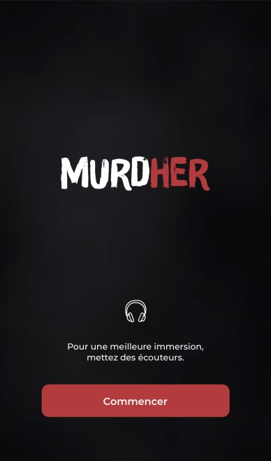Ecran d'accueil de Murdher Ecran d'accueil de Murdher