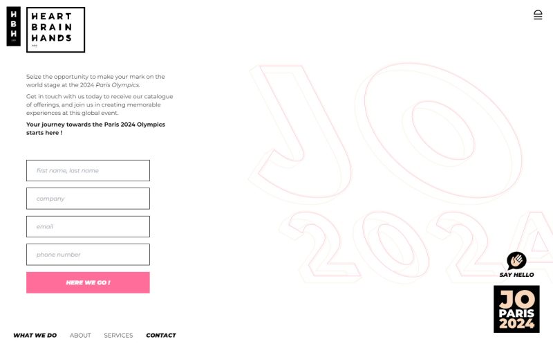 Page dédiée aux JO pour HBH Page dédiée aux JO pour HBH