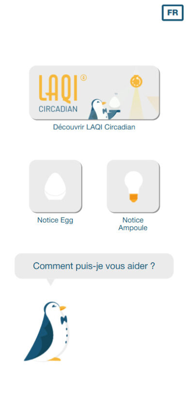 Interface du manuel utilisateur Laqi