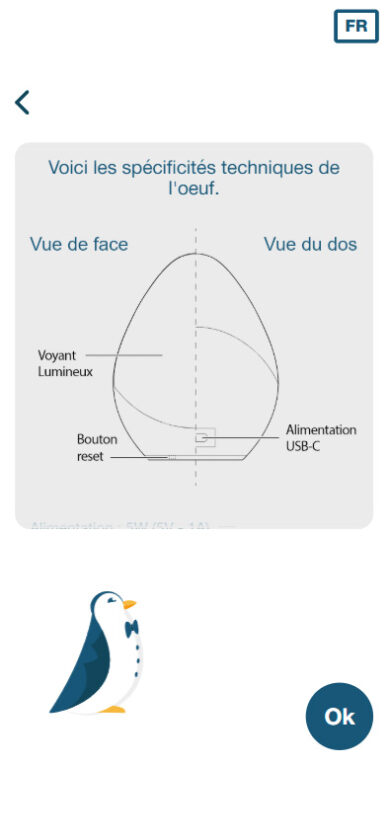 Interface du manuel utilisateur Laqi