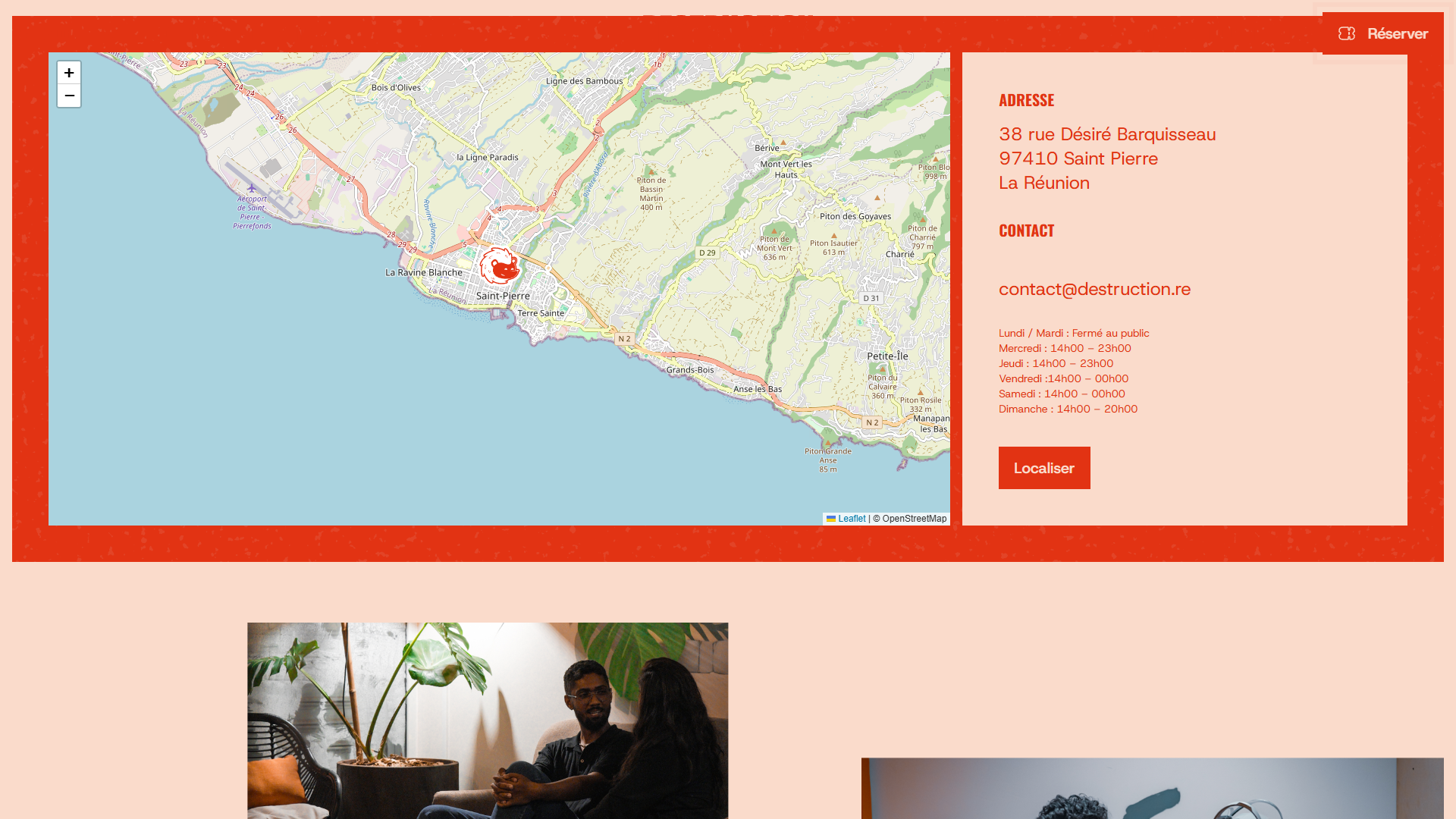 Carte pour trouver Destruction & infos utilitaires